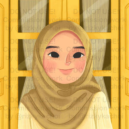 Bust Up+Simple Background