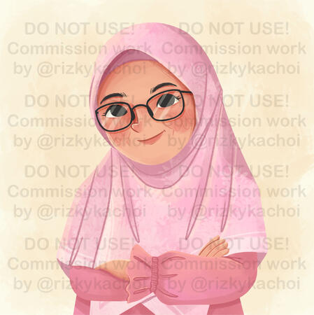 Half Body+Plain Background