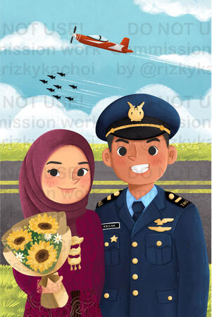 Half Body+Background